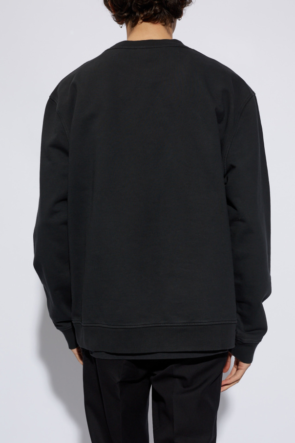 Saint Michael X Hajime Sorayama Faded Black Sweatshirt Size